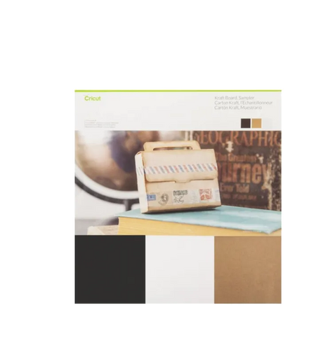 Cricut Kraft Board Sampler -  30 sheets (10 of each colour) 30.5 cm x 30.5 cm (12" x 12")