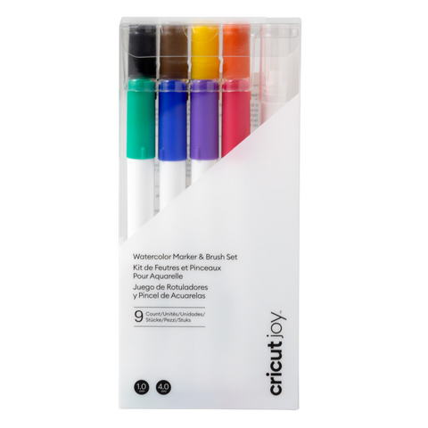 Cricut Joy™ Watercolor Markers & Brush Set (9 ct)