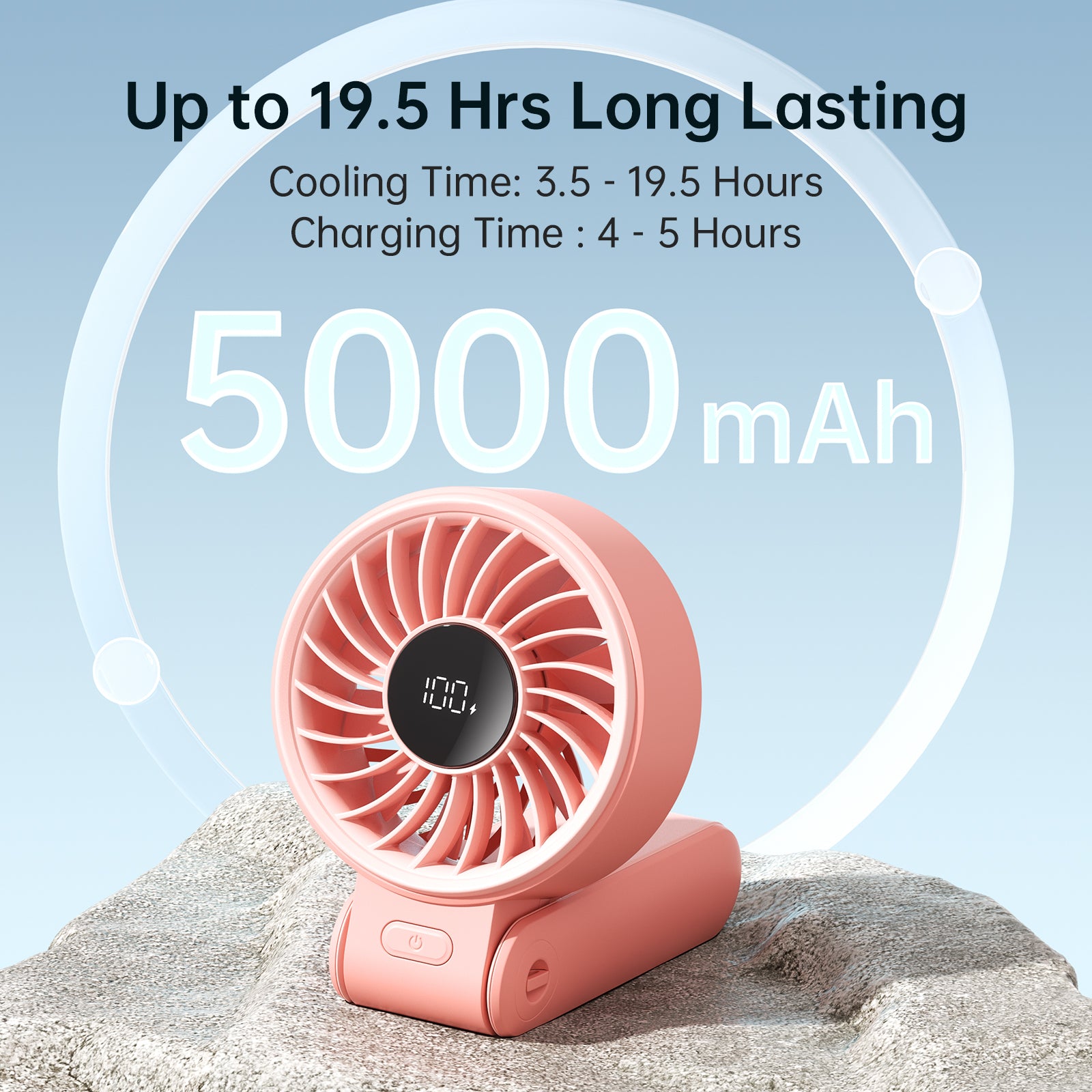 JisuLife Handheld Fan Life7 (5000 mAh)
