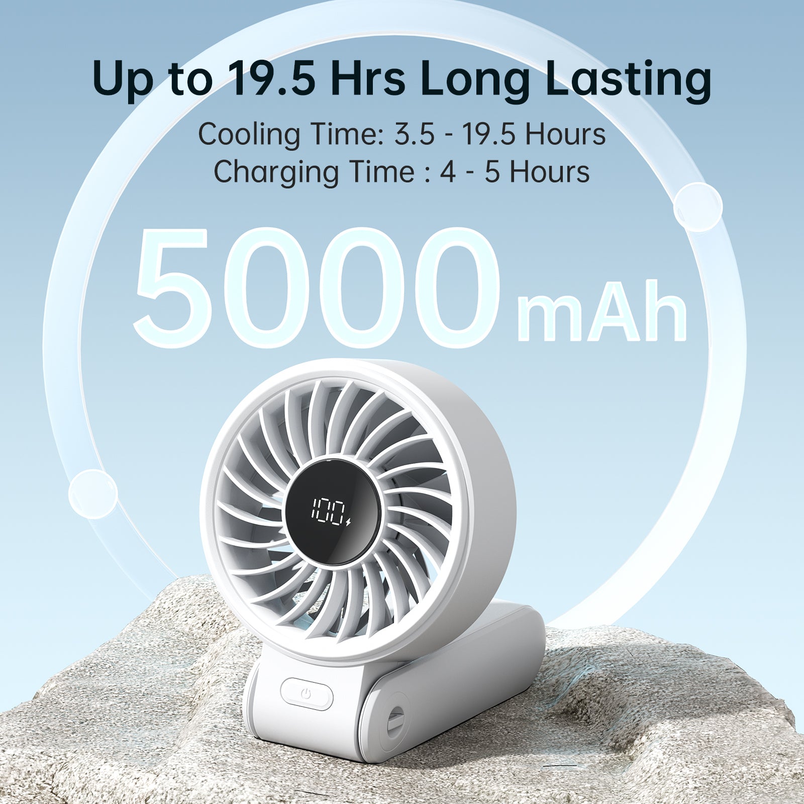 JisuLife Handheld Fan Life7 (5000 mAh)