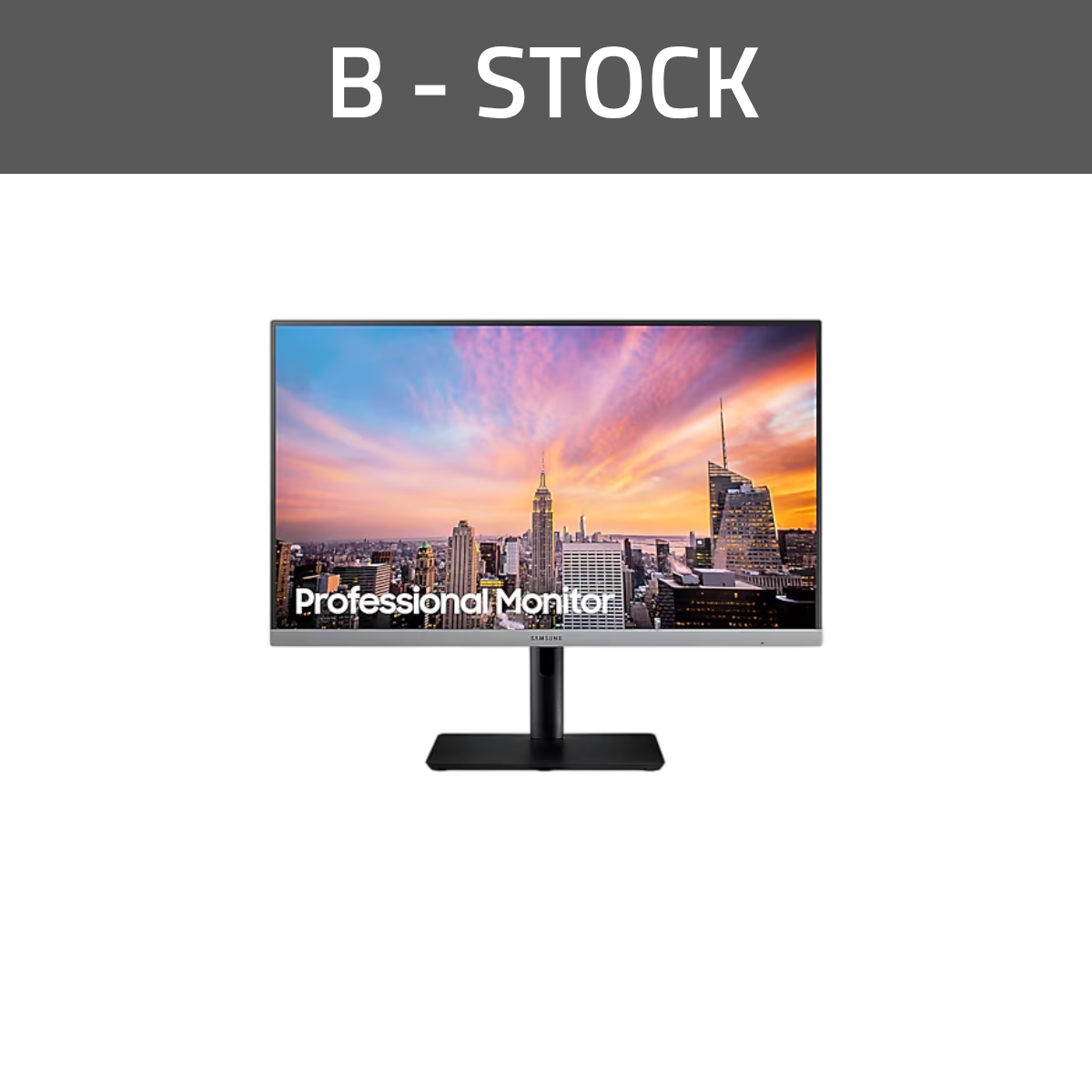 Samsung 24" Professional Monitor with IPS panel and borderless design