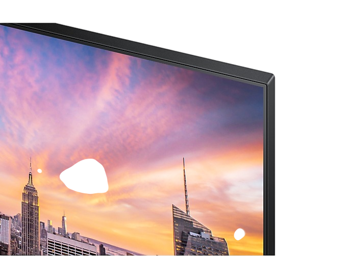Samsung 24" Professional Monitor with IPS panel and borderless design