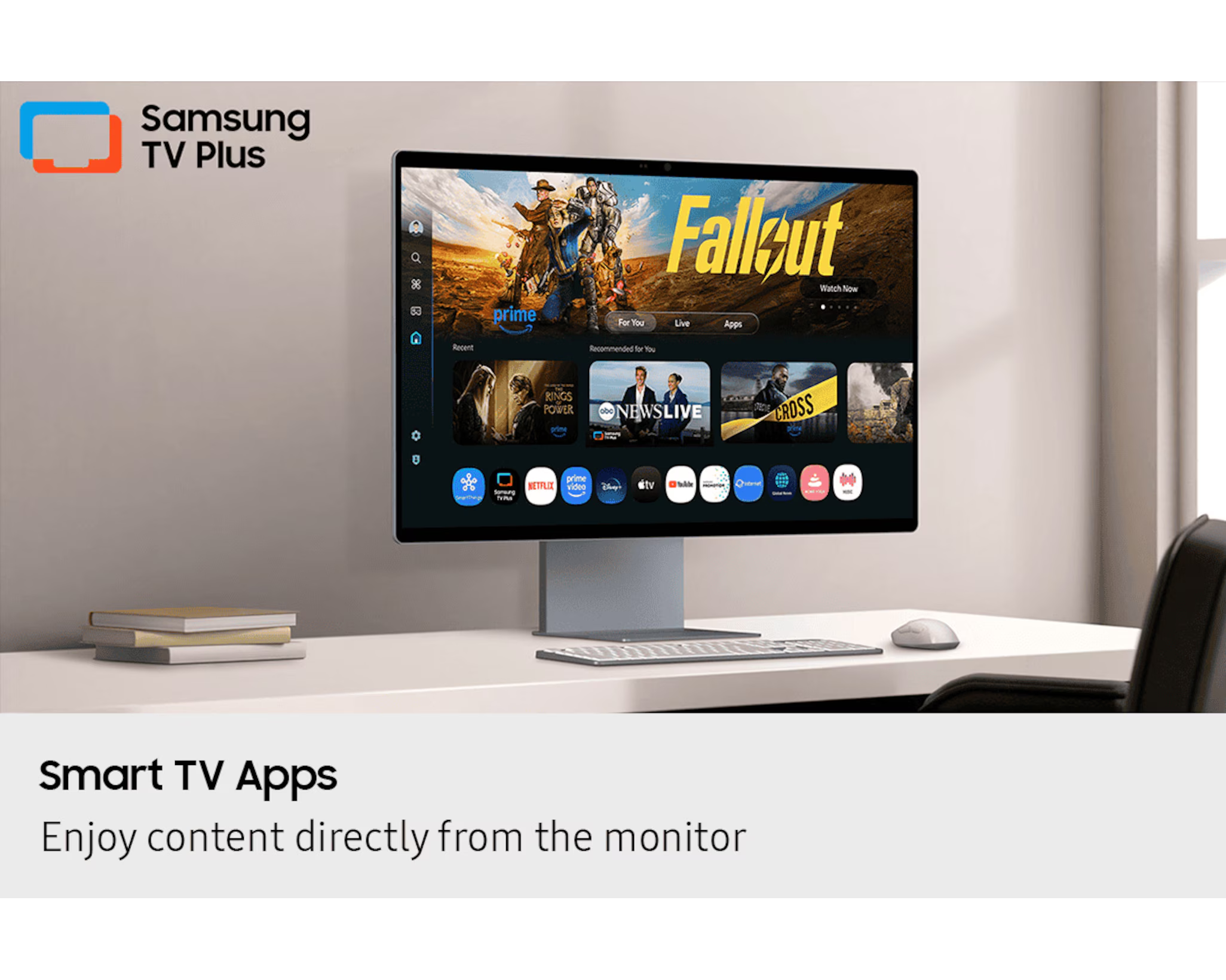 Samsung 32" Smart Monitor M9 M90SF 4K OLED Samsung Vision AI