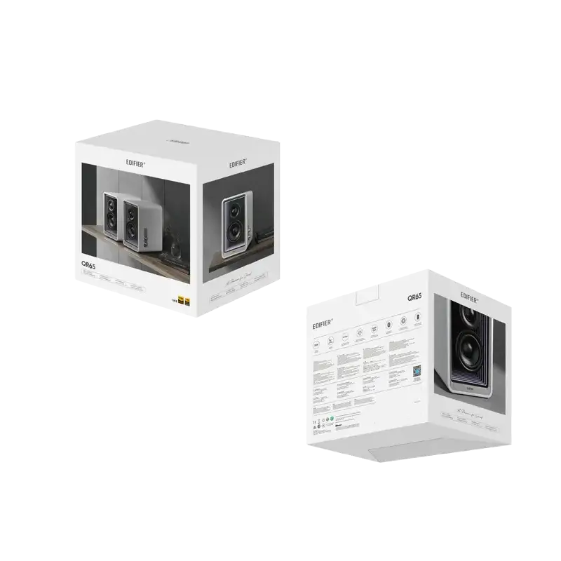 Edifier QR65 Desktop Active Monitor with GaN Charger