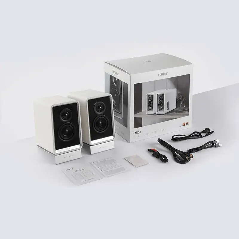 Edifier QR65 Desktop Active Monitor with GaN Charger