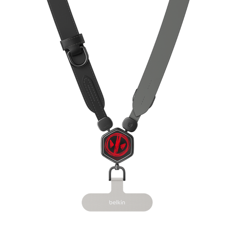 Belkin 2-in-1 Utility Leather Phone Strap (Marvel Collection) - Deadpool