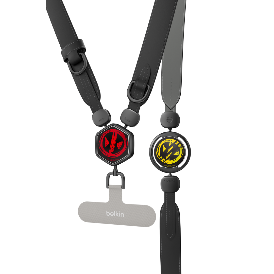 Belkin 2-in-1 Utility Leather Phone Strap (Marvel Collection) - Deadpool