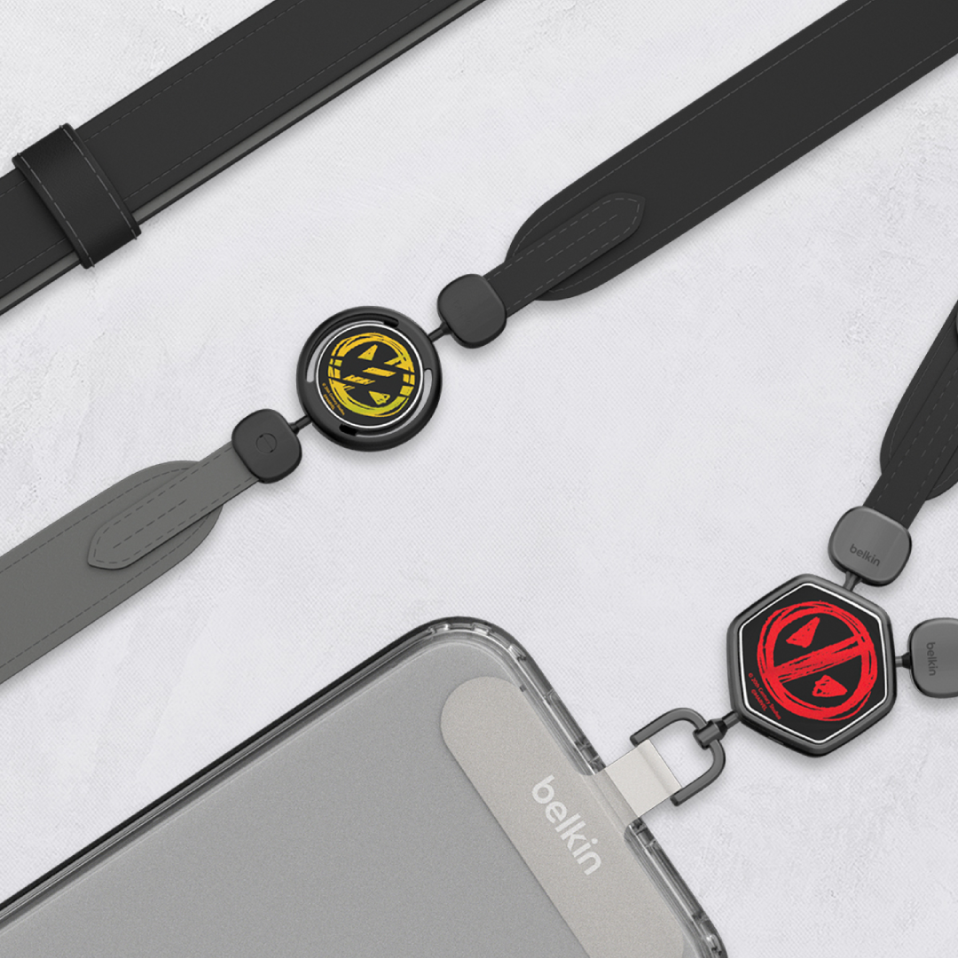 Belkin 2-in-1 Utility Leather Phone Strap (Marvel Collection) - Deadpool