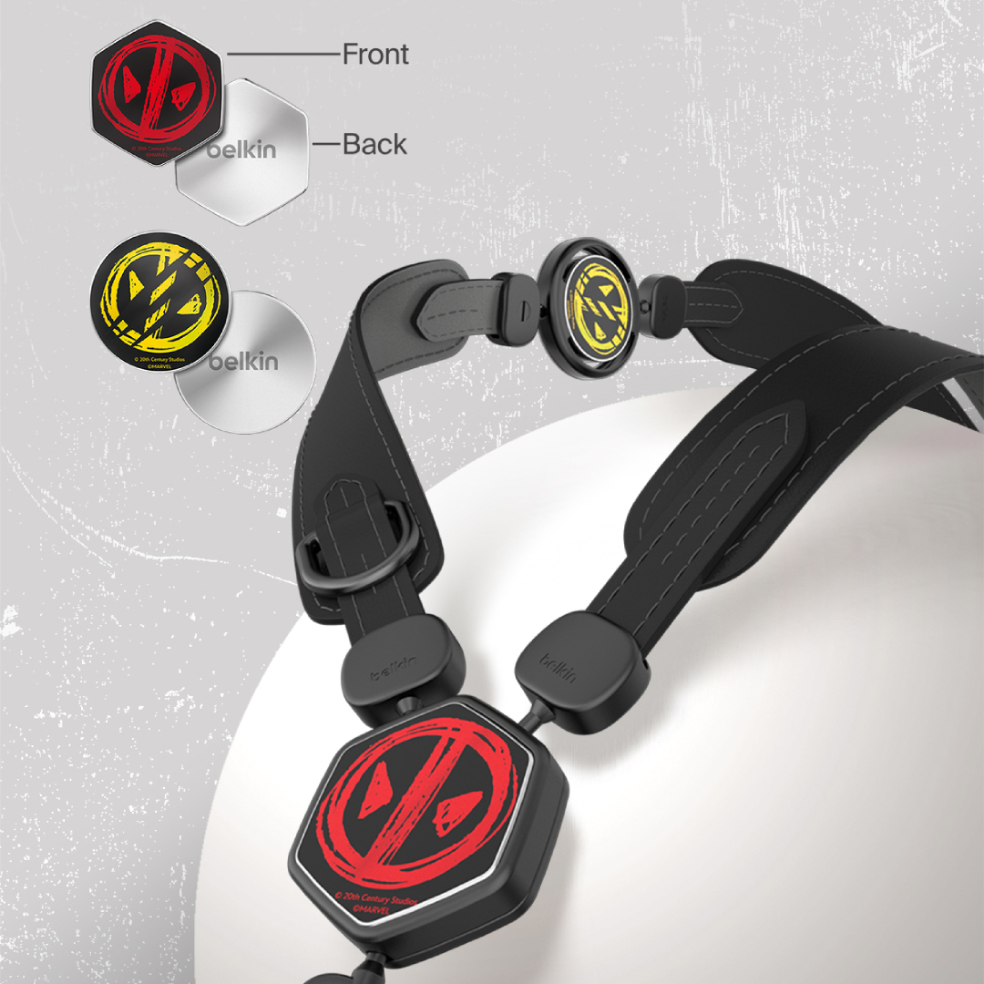 Belkin 2-in-1 Utility Leather Phone Strap (Marvel Collection) - Deadpool