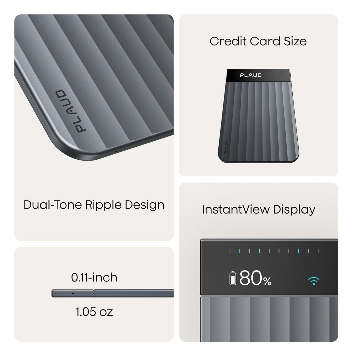 PLAUD NOTE PRO | AI Voice Recorder (Black Magnetic Case Included)
