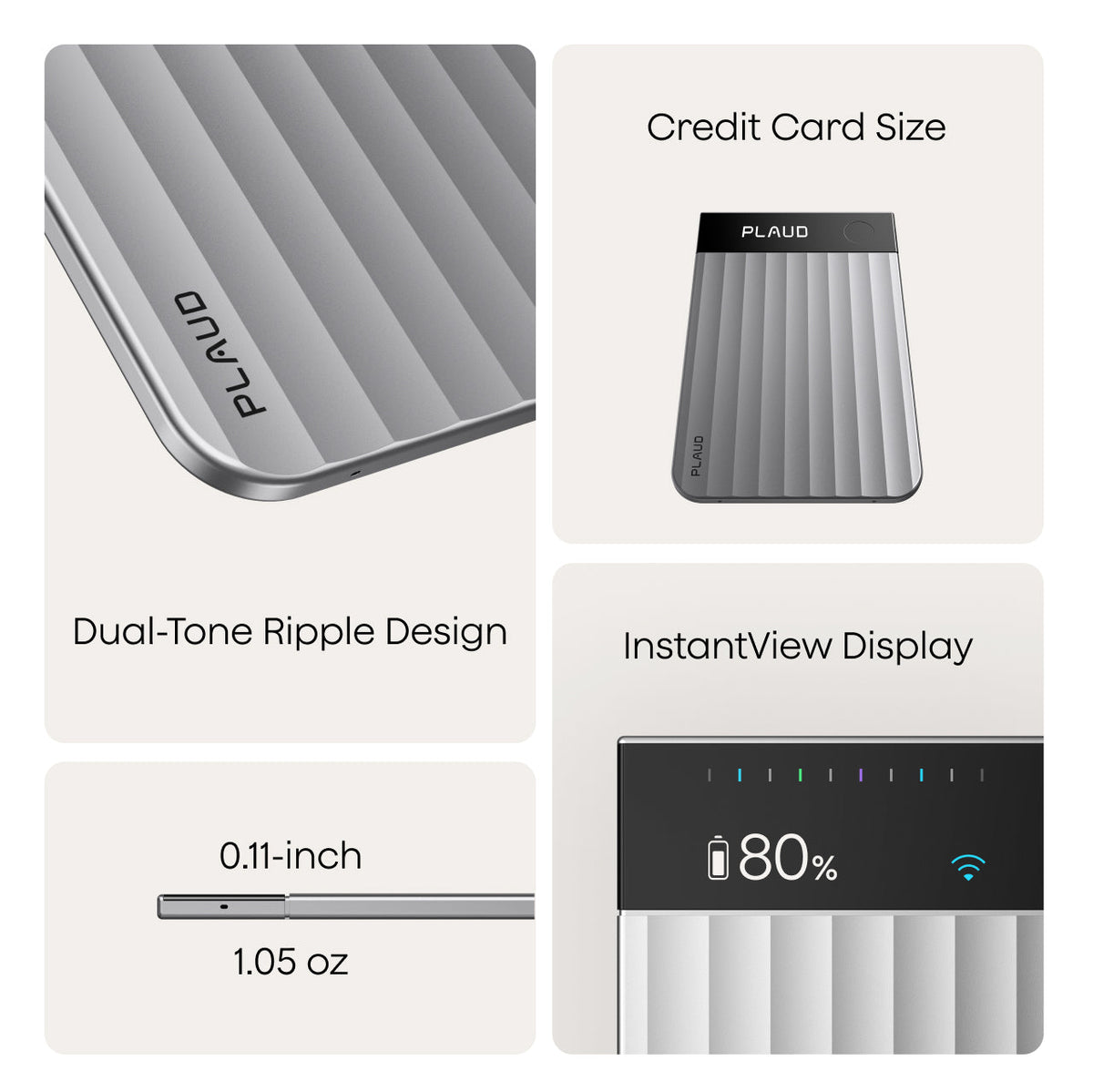 PLAUD NOTE PRO | AI Voice Recorder (Black Magnetic Case Included)