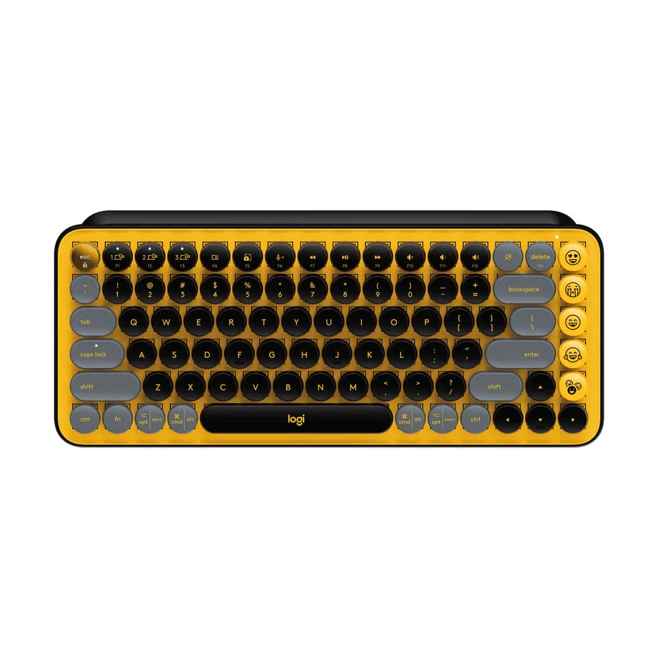 Logitech POP KEYS – Wireless Mechanical Keyboard With Customizable Emoji Keys