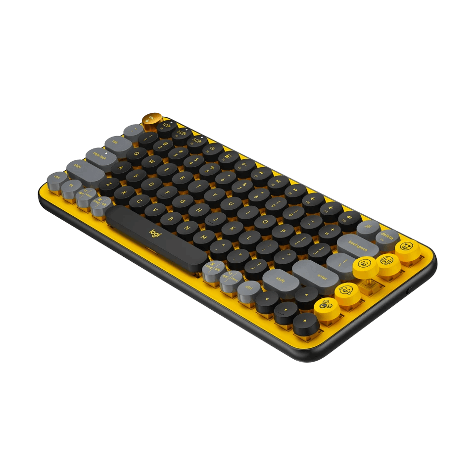 Logitech POP KEYS – Wireless Mechanical Keyboard With Customizable Emoji Keys