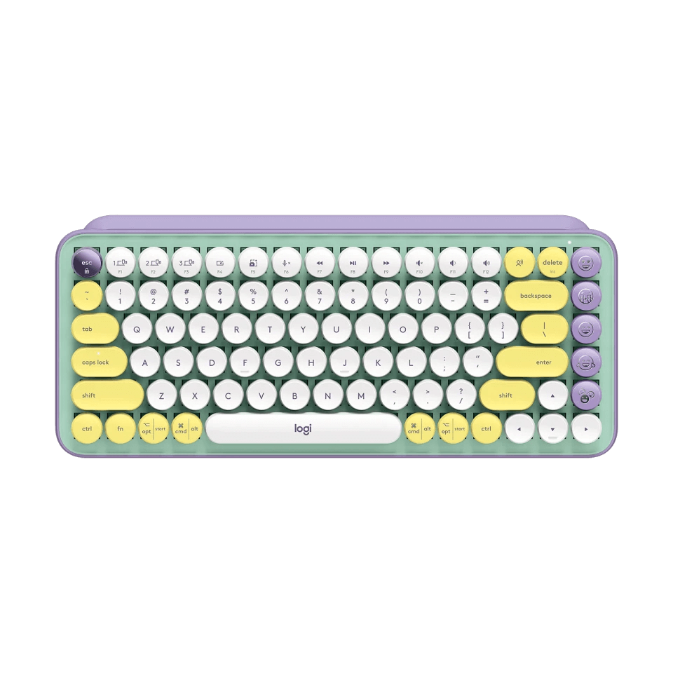 Logitech POP KEYS – Wireless Mechanical Keyboard With Customizable Emoji Keys