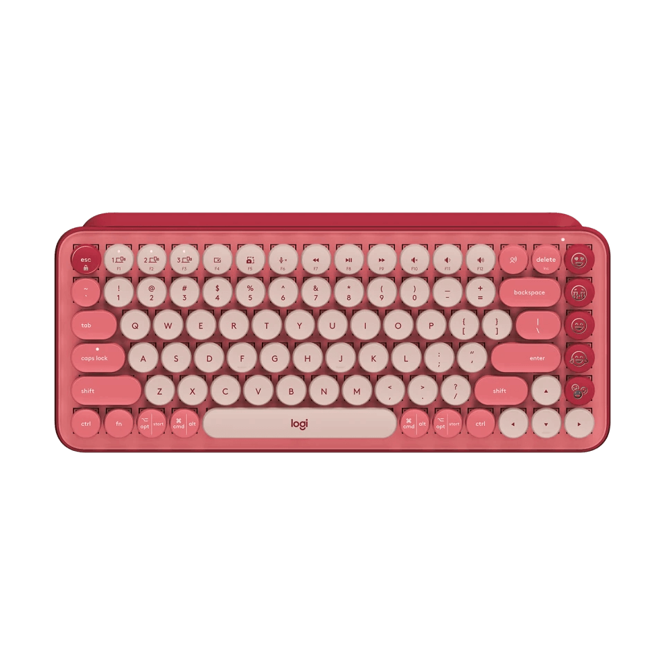 Logitech POP KEYS – Wireless Mechanical Keyboard With Customizable Emoji Keys