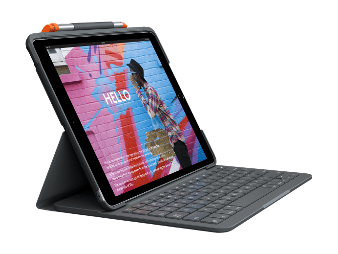 Logitech Slim Folio for iPad (7th, 8th and 9th gen) - 10.2"