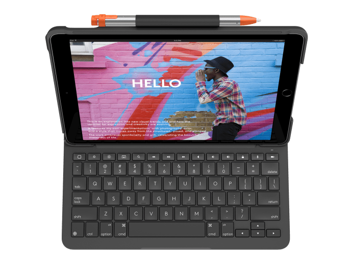 Logitech Slim Folio for iPad (7th, 8th and 9th gen) - 10.2"